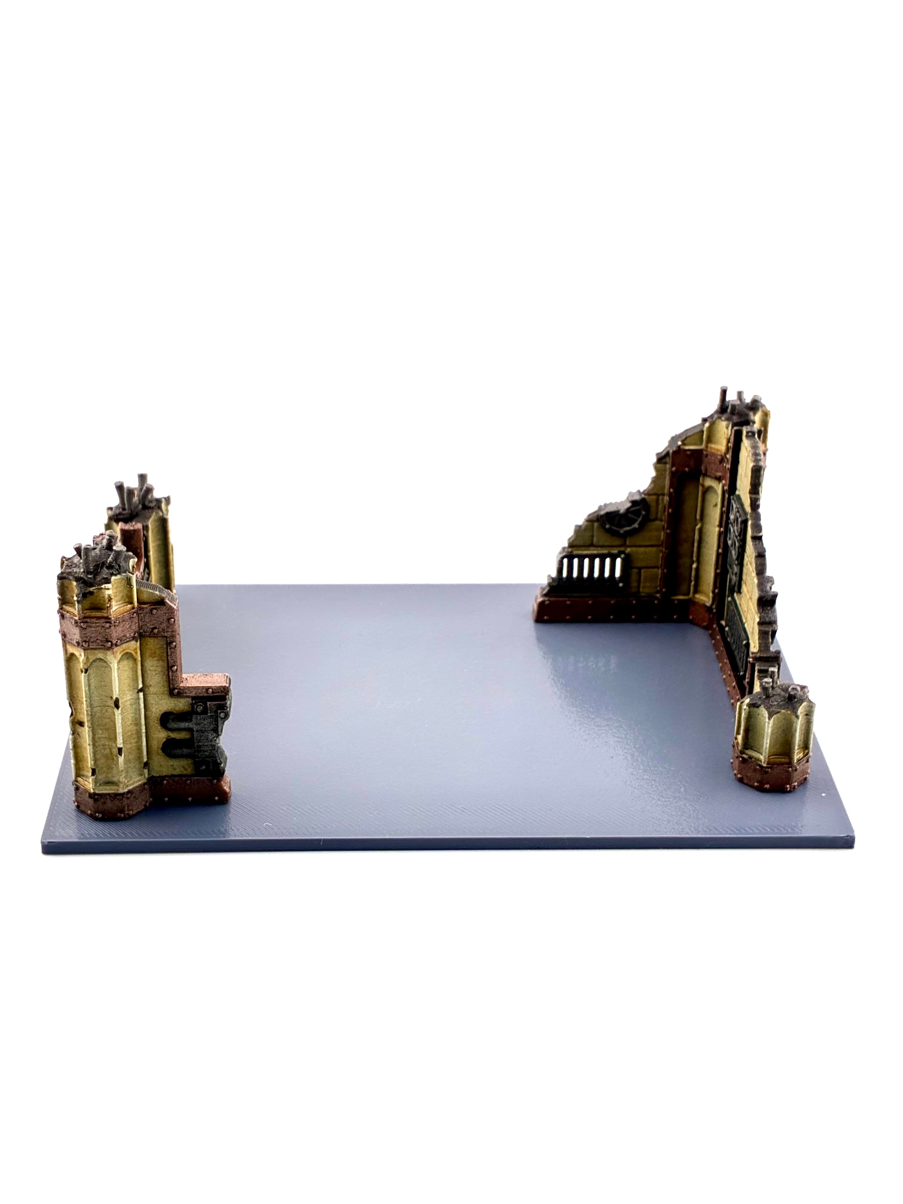 Gothic Sector Templaris - Corner Ruins (Medium Rectangle 6"x4")