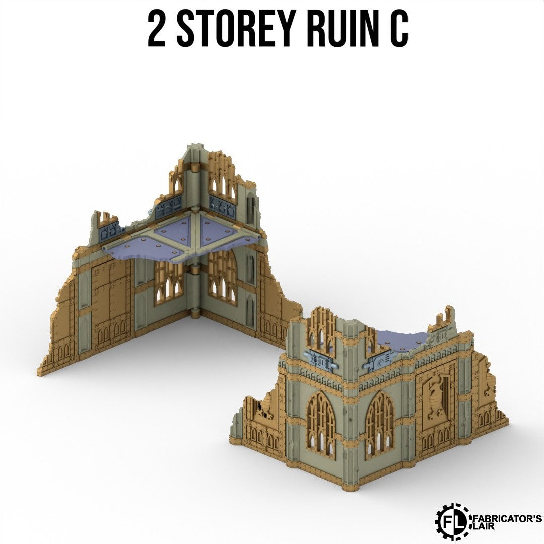 Gothic Terrain Set - Full Table Kit Optimized for 40K 11th Edition