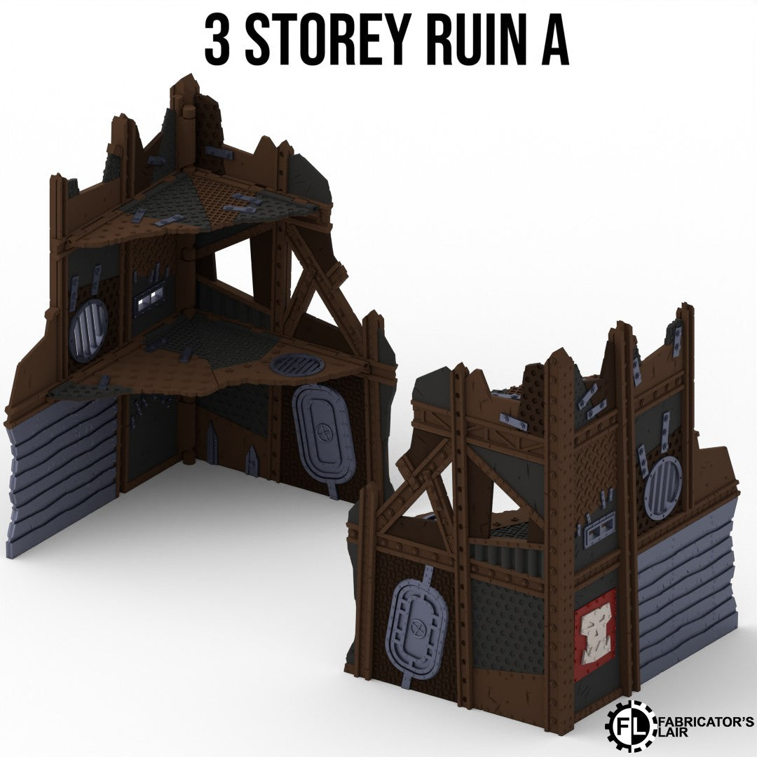 Greenskin Foldable Terrain Set - Full Table Kit Optimized for 40K 11th Edition