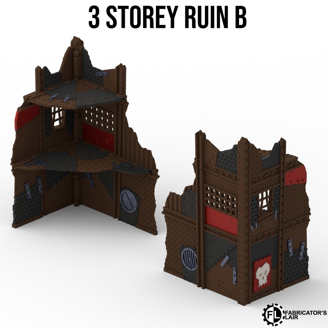 Greenskin Foldable Terrain Set - Full Table Kit Optimized for 40K 11th Edition