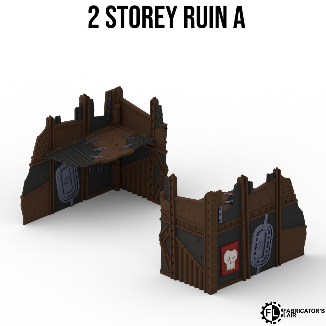 Greenskin Foldable Terrain Set - Full Table Kit Optimized for 40K 11th Edition