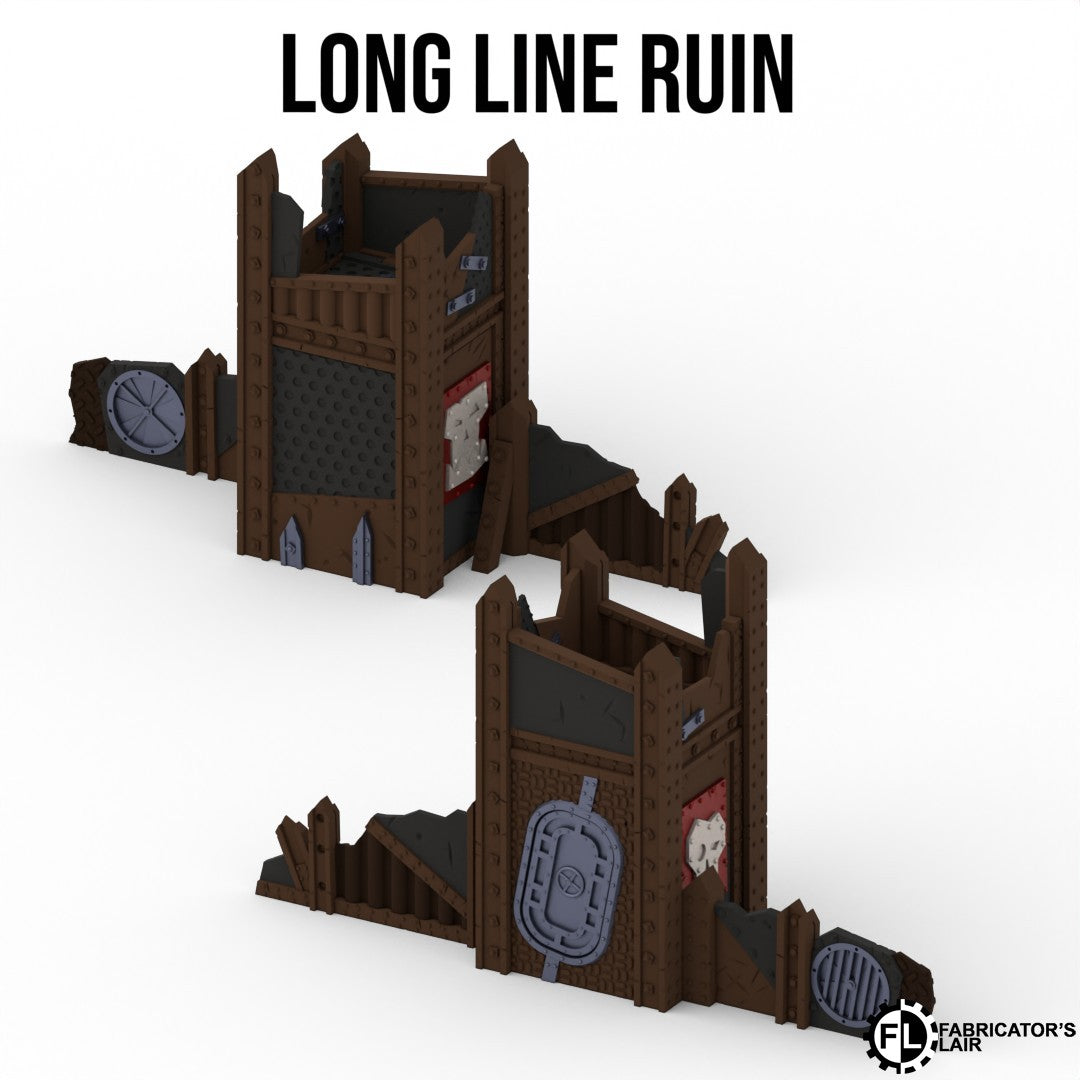 Greenskin Foldable Terrain Set - Full Table Kit Optimized for 40K 11th Edition
