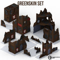 Greenskin Foldable Terrain Set - Full Table Kit Optimized for 40K 11th Edition