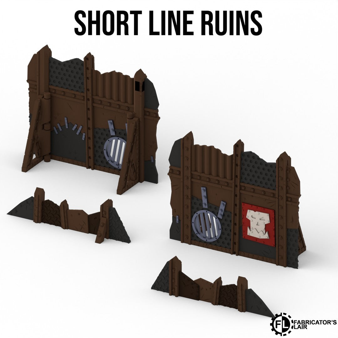Greenskin Foldable Terrain Set - Full Table Kit Optimized for 40K 11th Edition