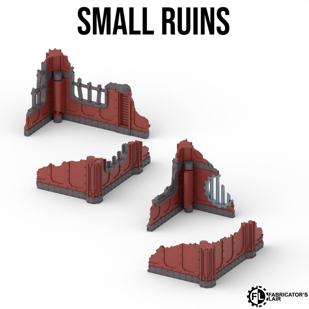 Industrial Foldable Terrain Set - Full Table Kit Optimized for 40K 11th Edition